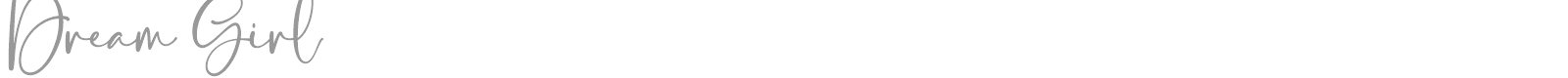 Dream Girl font preview